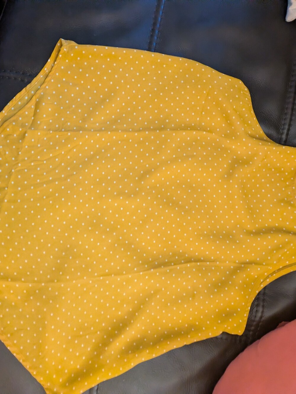 Women’s Yellow Polka Dot Tank Top